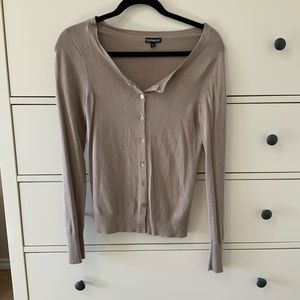 Tan button up cardigan. Size small. Good condition, gently worn.